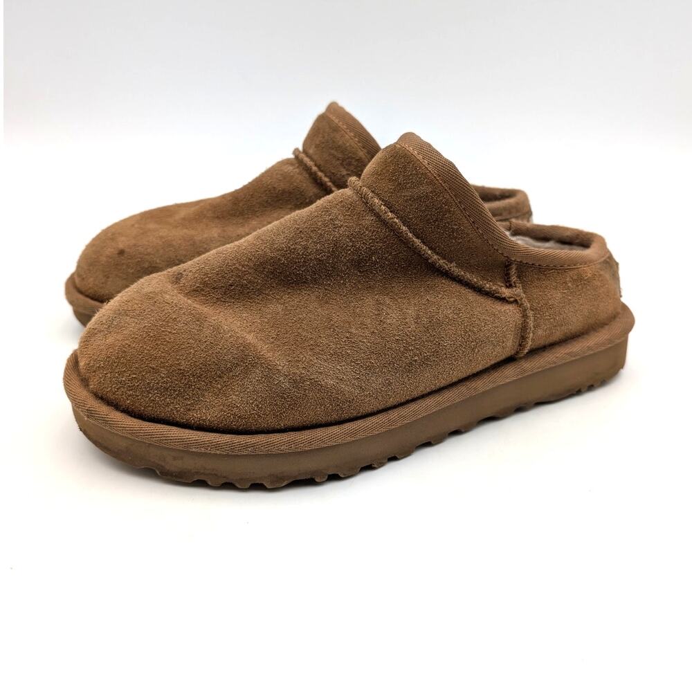 UGG Classic Comfort Slipper Shoes Round Toe Women's Chestnut Size US6 EU37